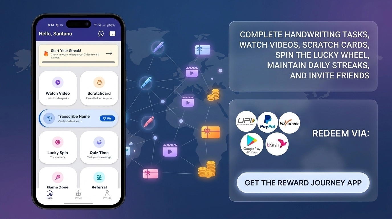 RozKaam Micro Task and Rewards App Preview